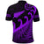 New Zealand Rugby Maori Polo Shirt Silver Fern Koru Vibes Purple LT8 - Wonder Print Shop