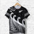 Custom New Zealand Rugby Maori T Shirt Silver Fern Koru Vibes Black LT8 - Wonder Print Shop