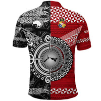 New Zealand Maori Aotearoa Tonga Polynesian Polo Shirt Together Black LT8 - Wonder Print Shop