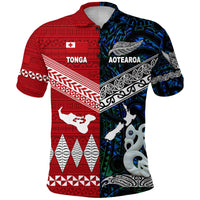 New Zealand Maori Aotearoa Tonga Polynesian Polo Shirt Together Blue LT8 - Wonder Print Shop