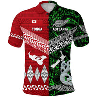 New Zealand Maori Aotearoa Tonga Polynesian Polo Shirt Together Green LT8 - Wonder Print Shop