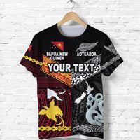 Custom New Zealand and Papua New Guinea T Shirt Together LT8 - Wonder Print Shop
