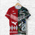 Custom New Zealand and Tonga T Shirt Together Paua Shell, Custom Text And Number LT8 - Wonder Print Shop