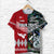 Custom New Zealand and Tonga T Shirt Together Paua Shell LT8 - Wonder Print Shop