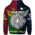 Custom Vanuatu And New Zealand Zip Hoodie Together Blue, Custom Text And Number LT8 - Wonder Print Shop