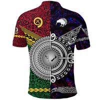Custom Vanuatu New Zealand Polo Shirt Together Purple LT8 - Wonder Print Shop