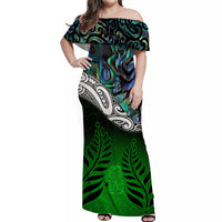 new-zealand-maori-off-shoulder-long-dress-manaia-paua-shell-glitter-green