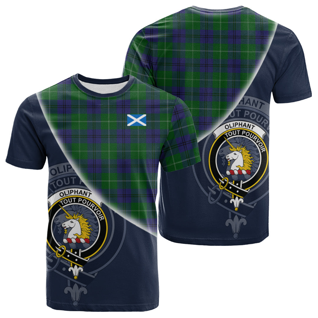 scottish-oliphant-clan-crest-tartan-scotland-flag-half-style-t-shirt