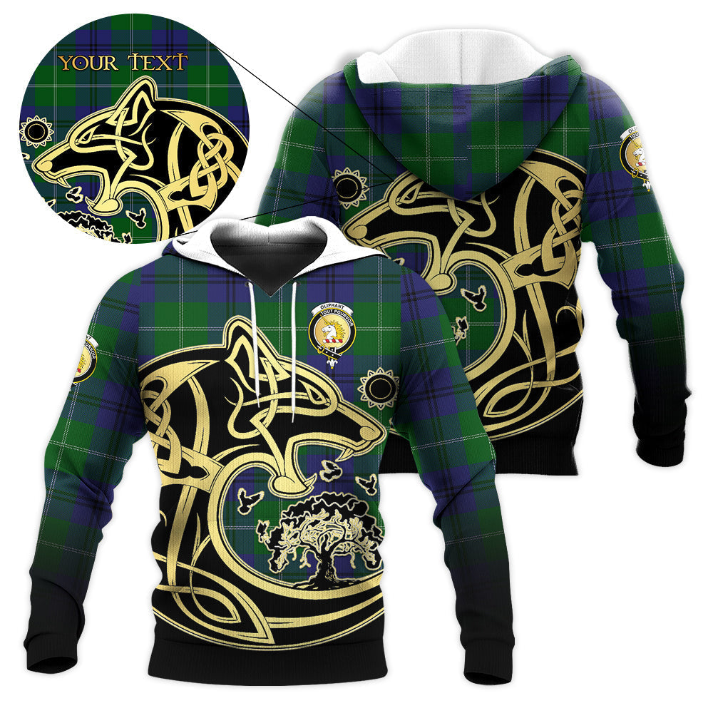 scottish-oliphant-clan-crest-celtic-wolf-tartan-hoodie