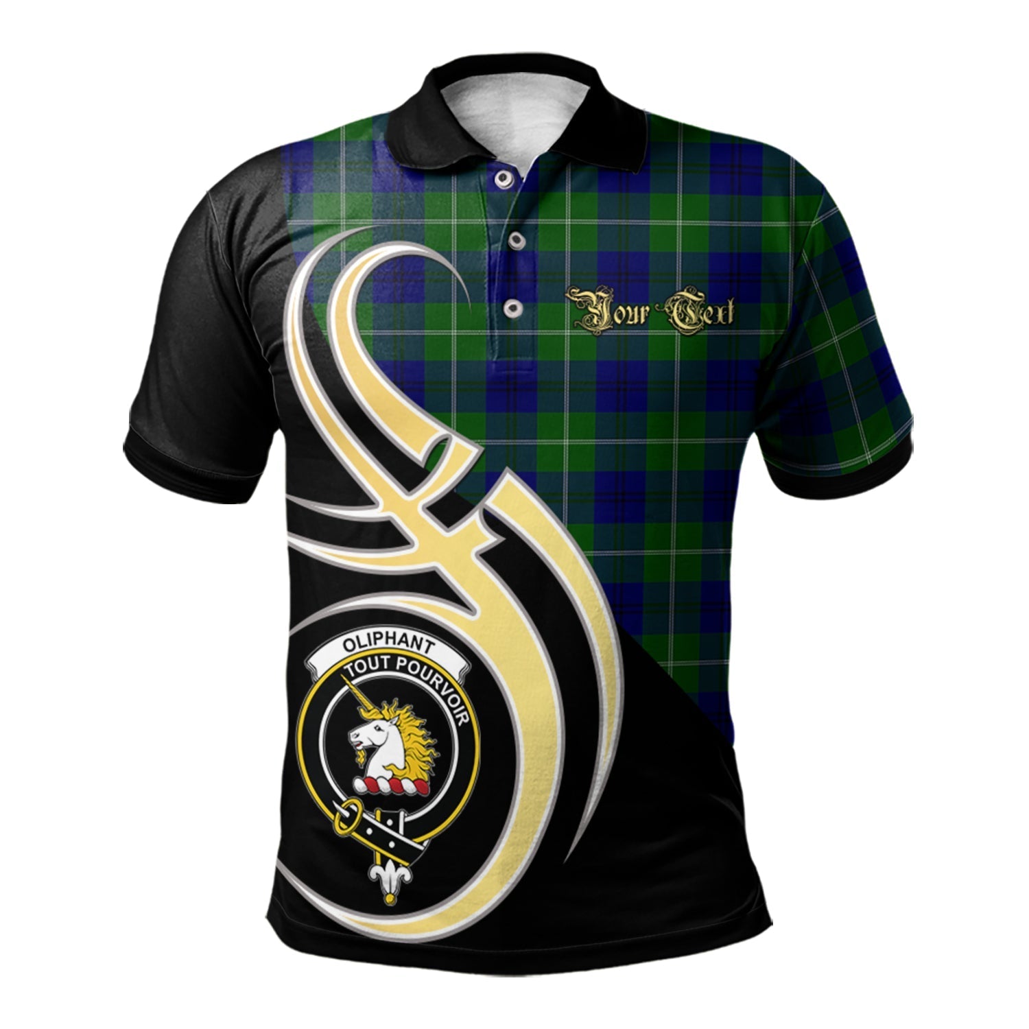 scotland-oliphant-modern-clan-crest-tartan-believe-in-me-polo-shirt