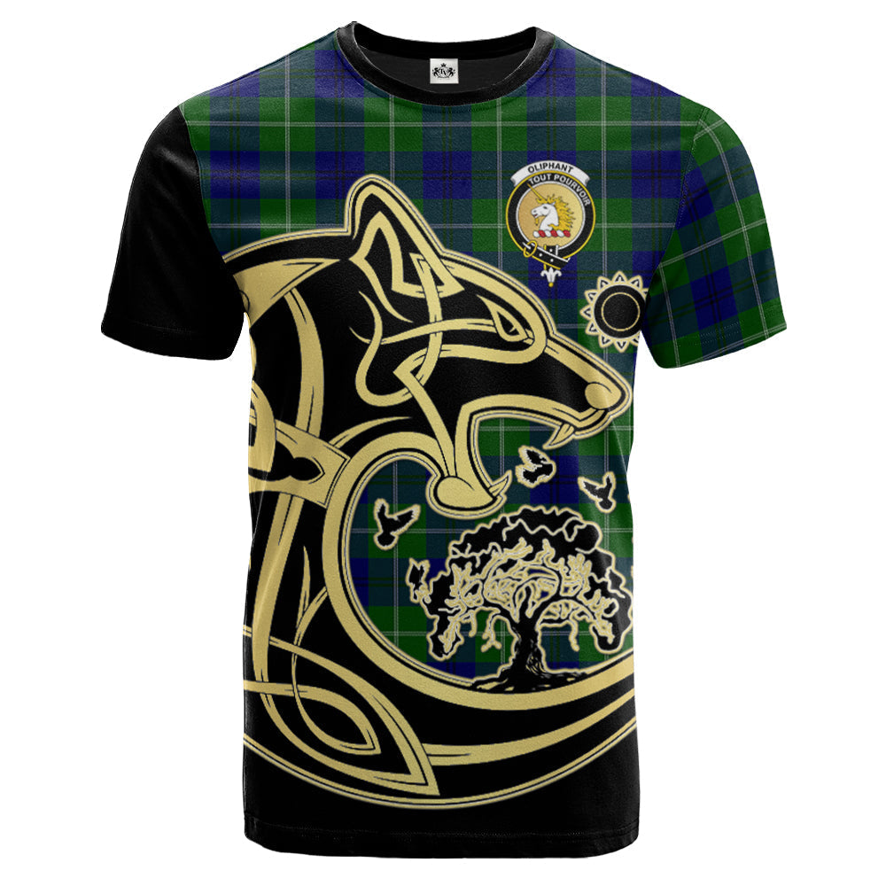scottish-oliphant-modern-clan-crest-celtic-wolf-tartan-t-shirt