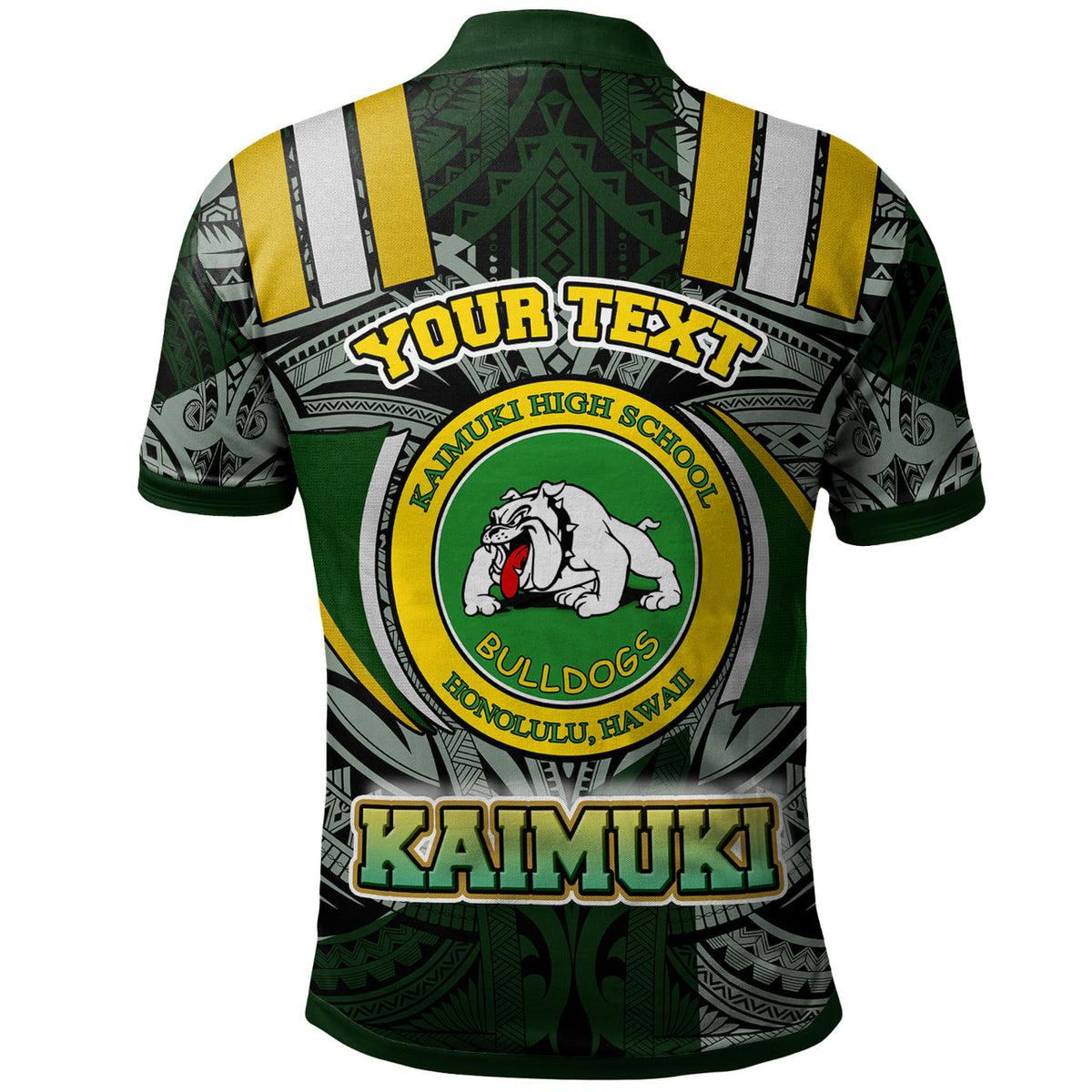 Hawaii Kaimuki High School Polo Shirt Custom Kaimuki High School Polynesian Pattern Polo Shirt LT10 - Wonder Print Shop