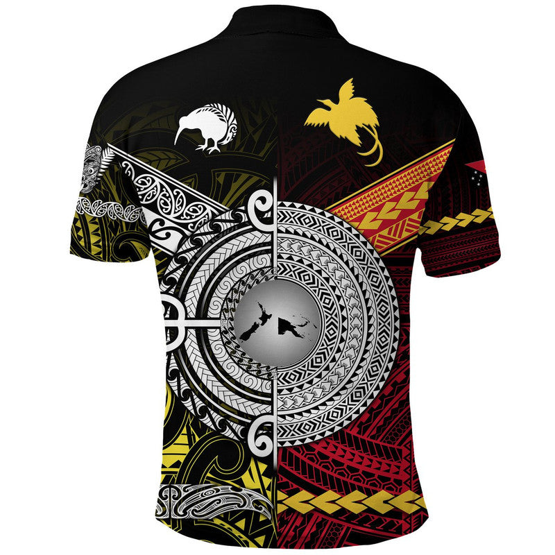 New Zealand Maori Aotearoa Papua New Guinea Polynesian Polo Shirt Together Yellow LT8 - Wonder Print Shop