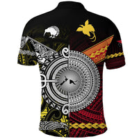 New Zealand Maori Aotearoa Papua New Guinea Polynesian Polo Shirt Together Yellow LT8 - Wonder Print Shop