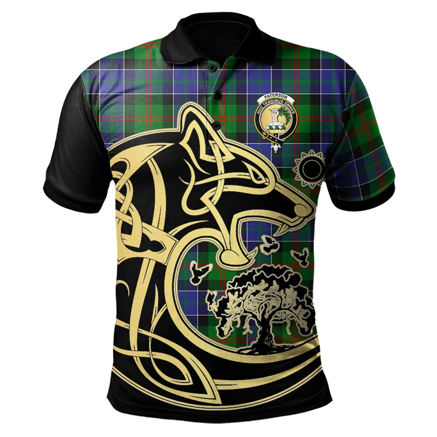 scottish-paterson-clan-crest-tartan-celtic-wolf-style-polo-shirt