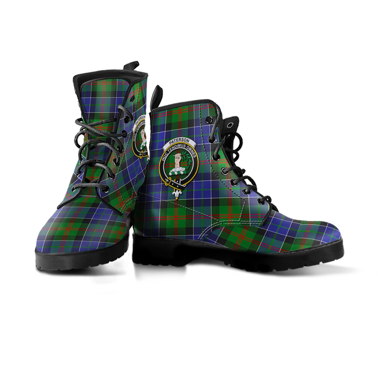 scottish-paterson-clan-crest-tartan-leather-boots