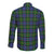 Paterson Tartan Long Sleeve Button Up Shirt with Scottish Family Crest K23