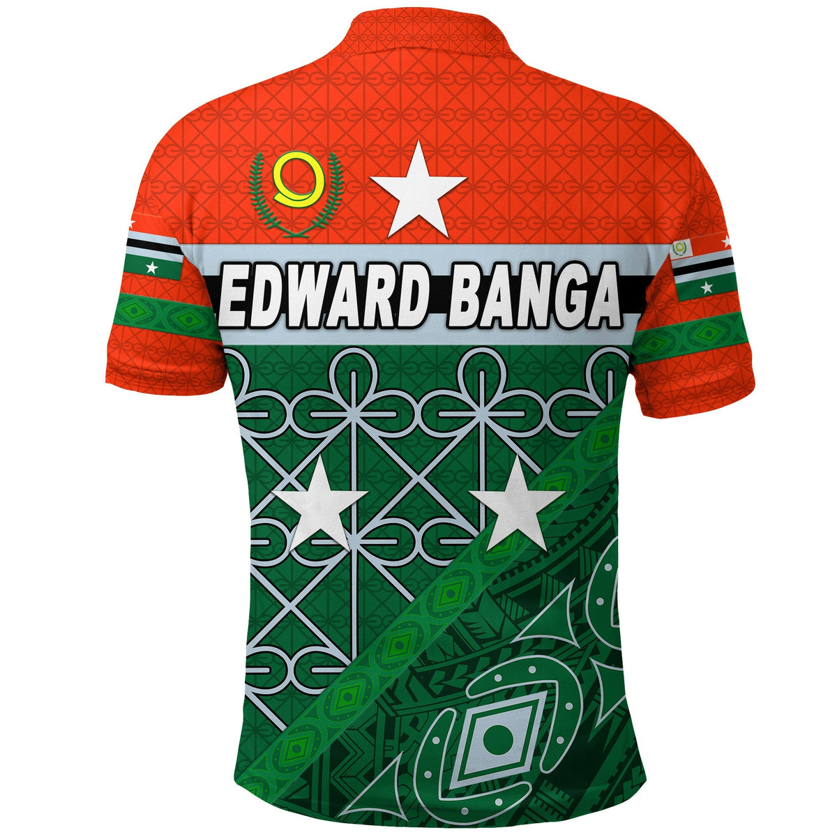 (Edward Banga) Penama Province Polo Shirt Vanuatu Pattern Unique Style LT8 - Wonder Print Shop