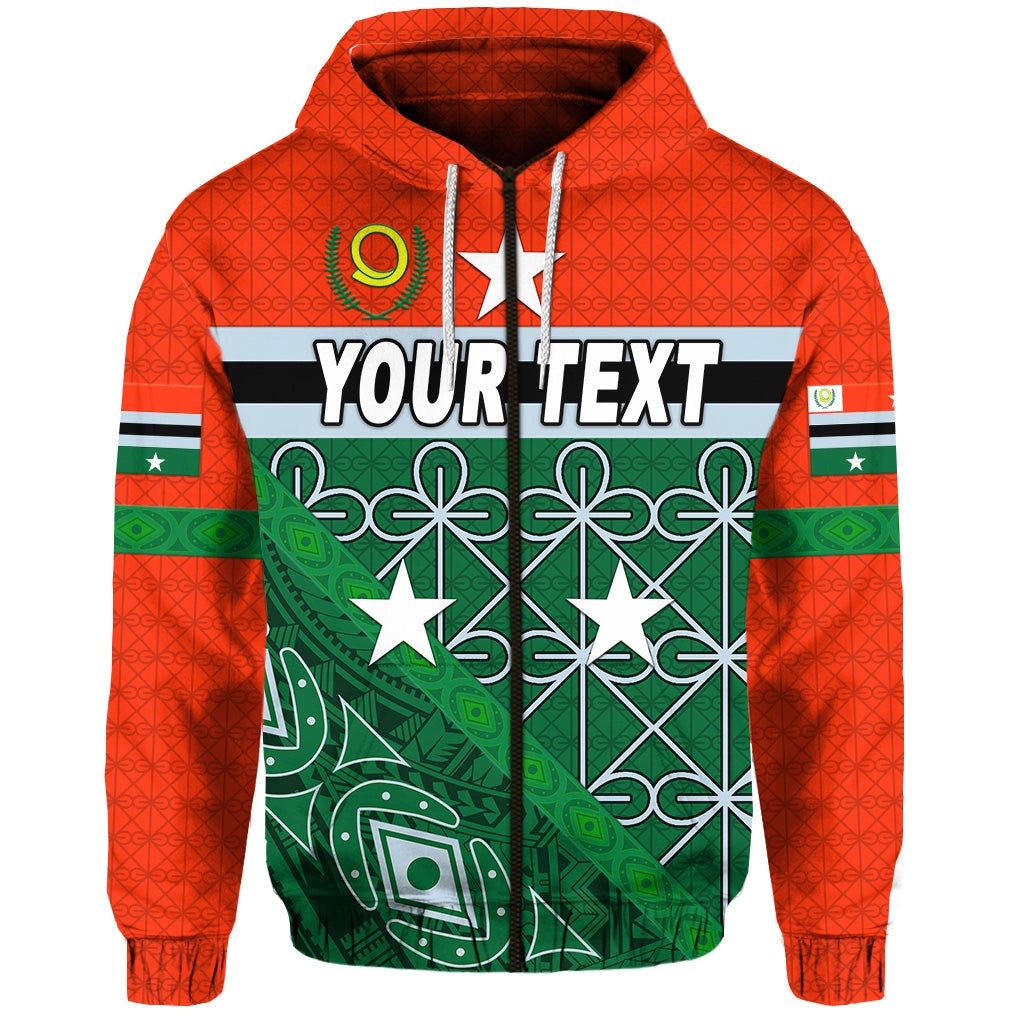 Custom Penama Province Zip Hoodie Vanuatu Pattern Unique Style LT8 - Wonder Print Shop