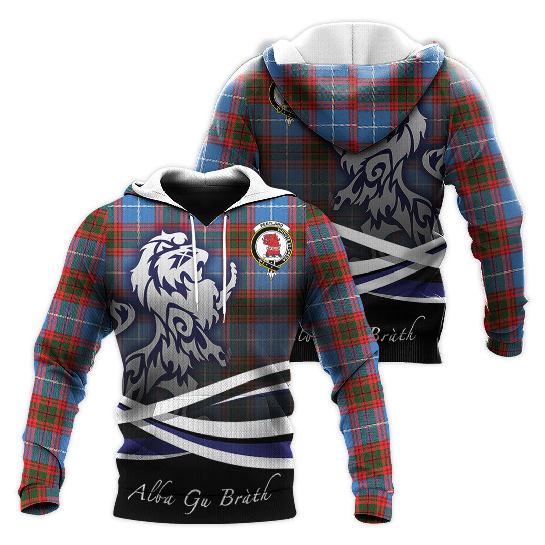 scottish-pentland-clan-crest-scotland-lion-tartan-hoodie