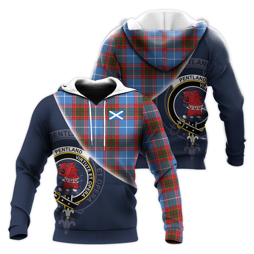 scottish-pentland-clan-crest-tartan-scotland-flag-half-style-hoodie