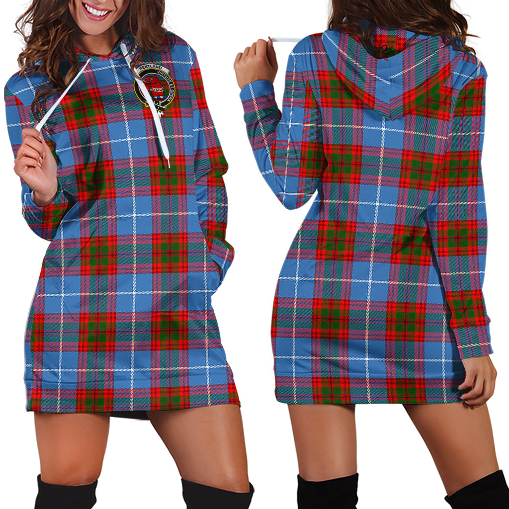 scottish-pentland-clan-crest-tartan-hoodie-dress