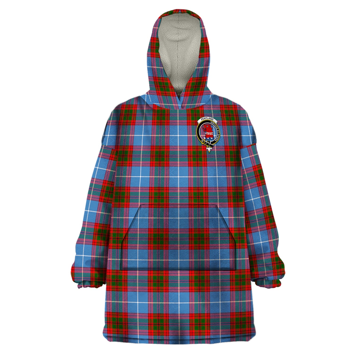 scottish-pentland-clan-crest-tartan-wearable-blanket-hoodie