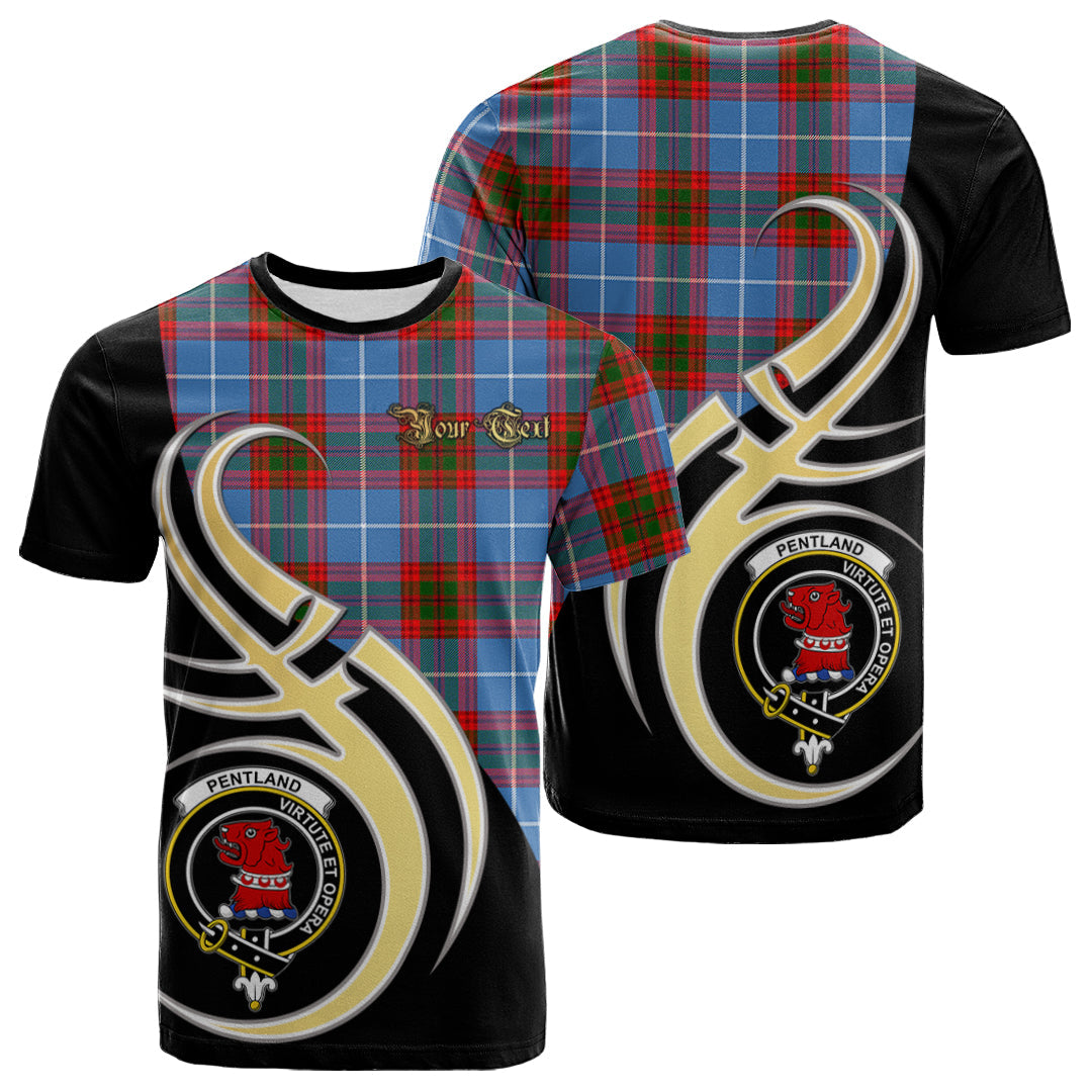 scottish-pentland-clan-crest-tartan-believe-in-me-t-shirt