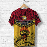 Papua New Guinea Port Moresby Vipers T Shirt Rugby Original Style Red LT8 - Wonder Print Shop