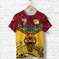 Papua New Guinea Port Moresby Vipers T Shirt Rugby Original Style Red LT8 - Wonder Print Shop