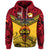 Custom Papua New Guinea Port Moresby Vipers Zip Hoodie Rugby Original Style Red, Custom Text And Number LT8 - Wonder Print Shop