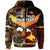 Custom Papua New Guinea And Australia Aboriginal Hoodie Together LT8 - Wonder Print Shop