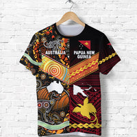 Papua New Guinea and Australia Aboriginal T Shirt Together Lt8 - Wonder Print Shop