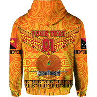 Custom Papua New Guinea Kumuls Hoodie Simple Style Yellow Vibes LT8 - Wonder Print Shop