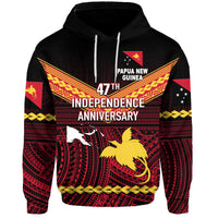 (God Blessing PNG) Papua New Guinea 47th Independence Day Hoodie Simple Style LT8 - Wonder Print Shop