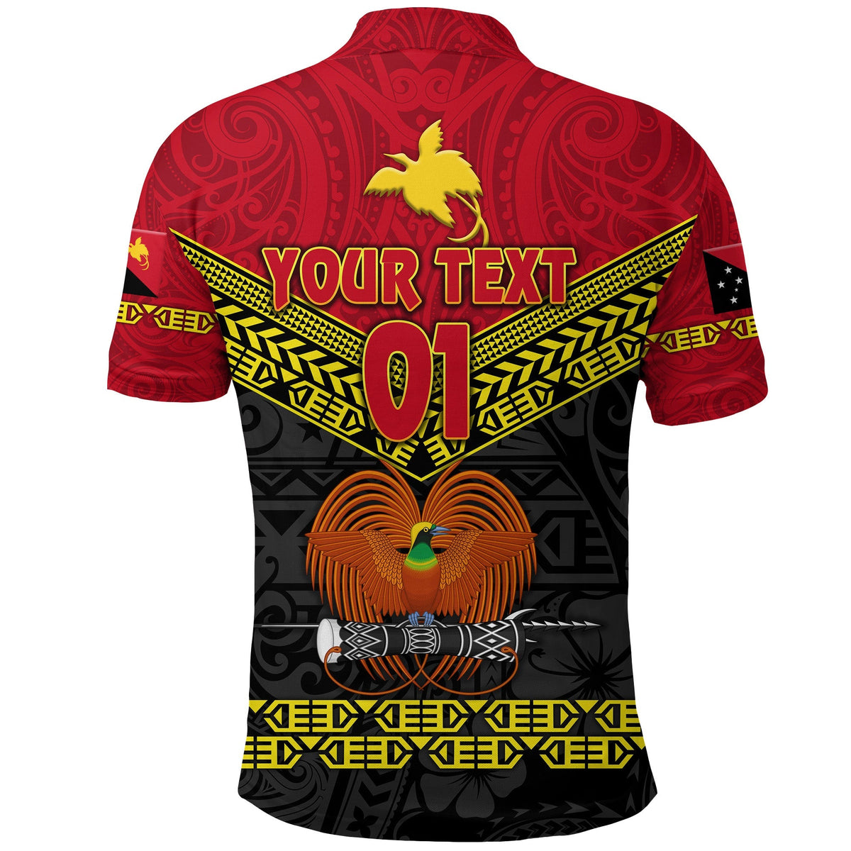 Custom Papua New Guinea Kumuls Polo Shirt Simple Style Black Vibes LT8 - Wonder Print Shop