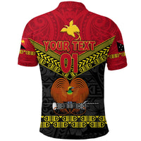 Custom Papua New Guinea Kumuls Polo Shirt Simple Style Black Vibes LT8 - Wonder Print Shop