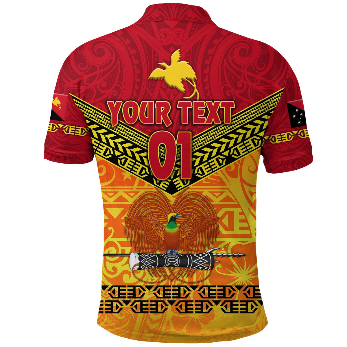 Custom Papua New Guinea Kumuls Polo Shirt Simple Style Red Vibes LT8 - Wonder Print Shop