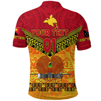 Custom Papua New Guinea Kumuls Polo Shirt Simple Style Red Vibes LT8 - Wonder Print Shop