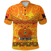 Papua New Guinea Kumuls Polo Shirt Simple Style Yellow Vibes LT8 - Wonder Print Shop