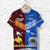 Custom Papua New Guinea And Samoa Together T Shirt, Custom Text And Number LT8 - Wonder Print Shop