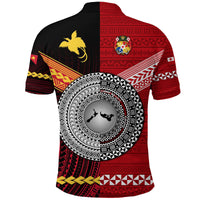 Papua New Guinea Tonga Polo Shirt Polynesian Together Red LT8 - Wonder Print Shop