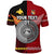 Custom Papua New Guinea Tonga Polo Shirt Polynesian Together Red, Custom Text And Number LT8 - Wonder Print Shop