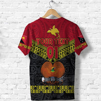 Custom Papua New Guinea Kumuls T Shirt Simple Style Black Vibes LT8 - Wonder Print Shop
