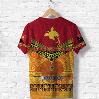 Papua New Guinea Kumuls T Shirt Simple Style Red Vibes LT8 - Wonder Print Shop