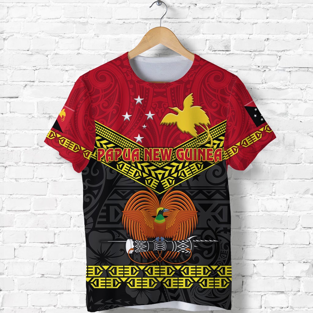 Custom Papua New Guinea Kumuls T Shirt Simple Style Black Vibes LT8 - Wonder Print Shop