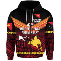 (God Blessing PNG) Papua New Guinea 47th Independence Day Hoodie Simple Style LT8 - Wonder Print Shop