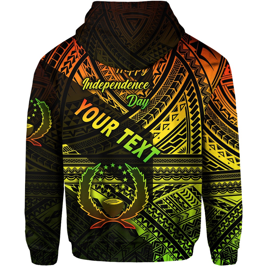 Custom FSM Pohnpei Hoodie Happy Independence Day Original Vibes Reggae LT8 - Wonder Print Shop