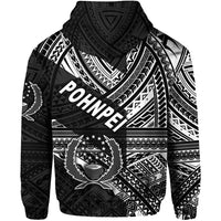 FSM Pohnpei Zip Hoodie Original Style Black LT8 - Wonder Print Shop