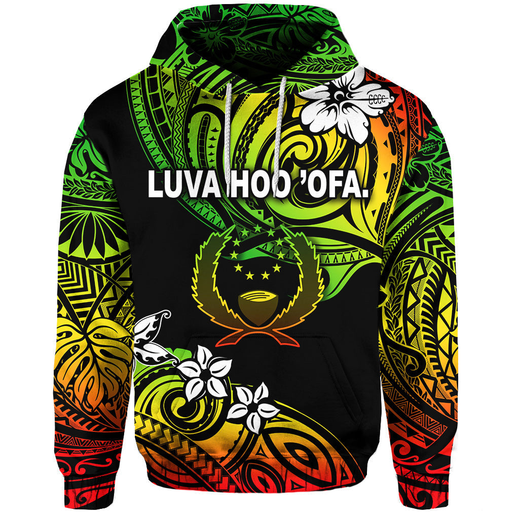 Palanite FSM Pohnpei Hoodie Unique Vibes - Reggae LT8 - Wonder Print Shop